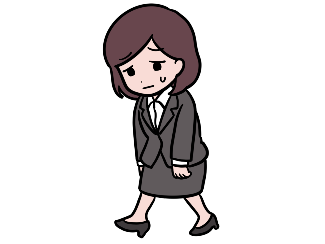 仕事で悩みを抱えていて占いをしようかと考えている女性