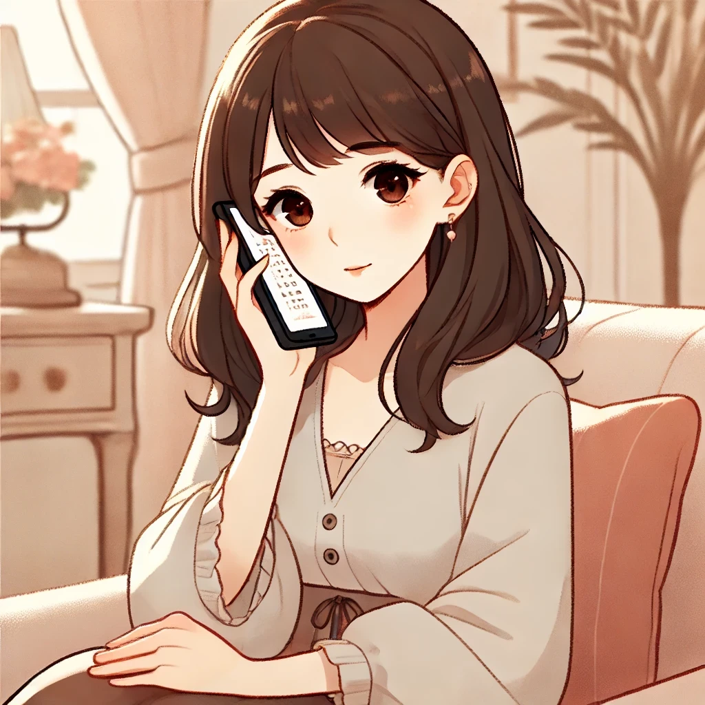 復縁相談を成功させるために早めに電話相談する女性