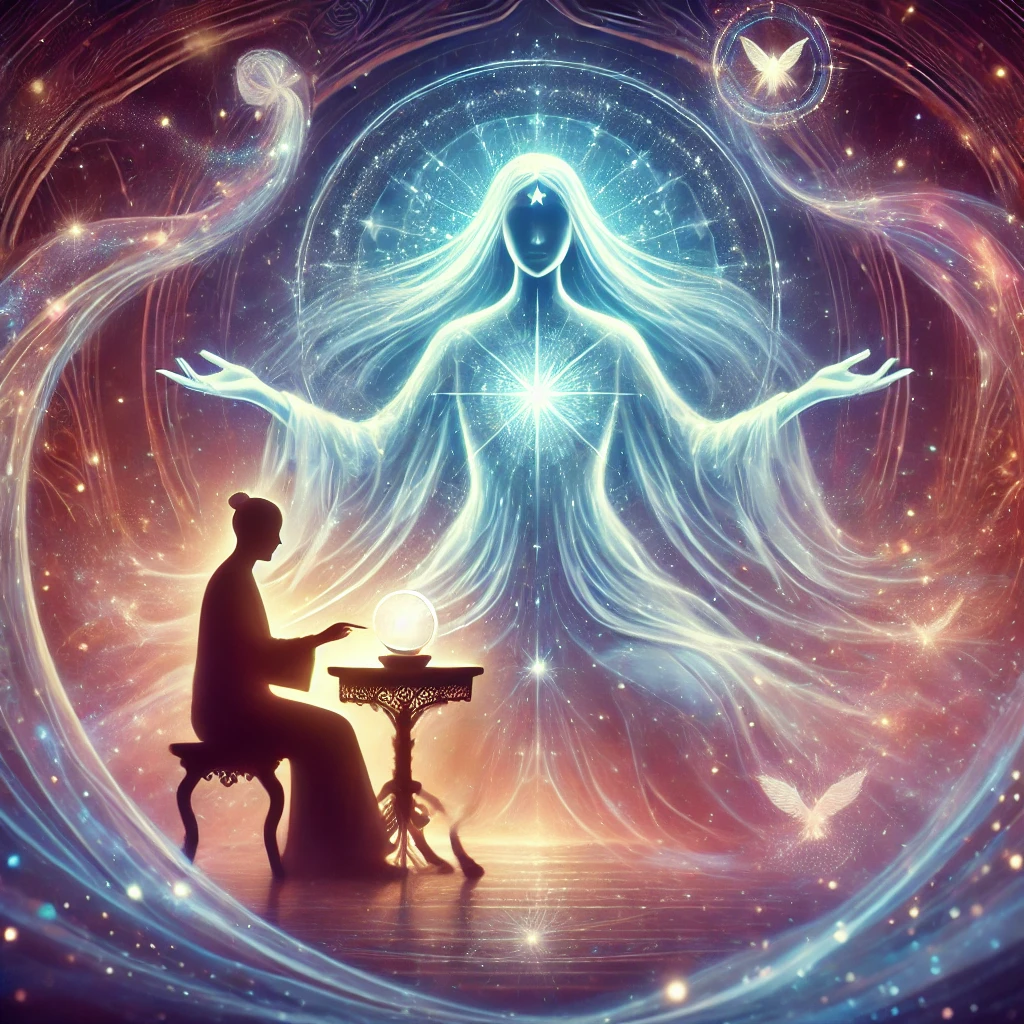 ココナラRuborn〜ルボーン先生が神様とチャネリングするイメージ画像