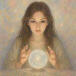 ココナラSaSa先生が未来透視しているイメージ画像