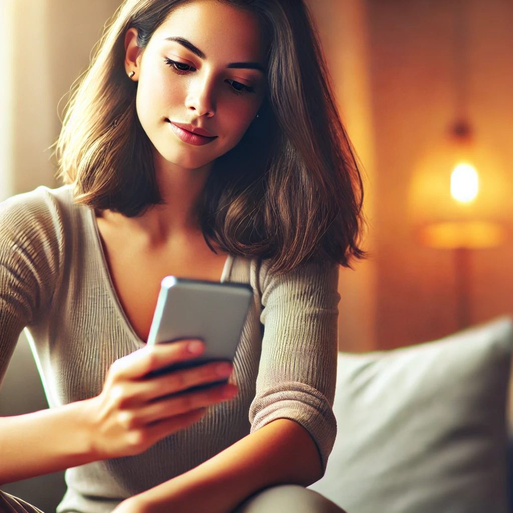 ココナラなつたま先生の鑑定を予約しようとしている女性