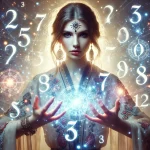 ココナラのエンジェル先生が数霊術をしてるイメージ画像