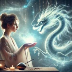 ココナラの佐和ダウジング＆スピリットメンター先生が龍神の声を聞くイメージ画像