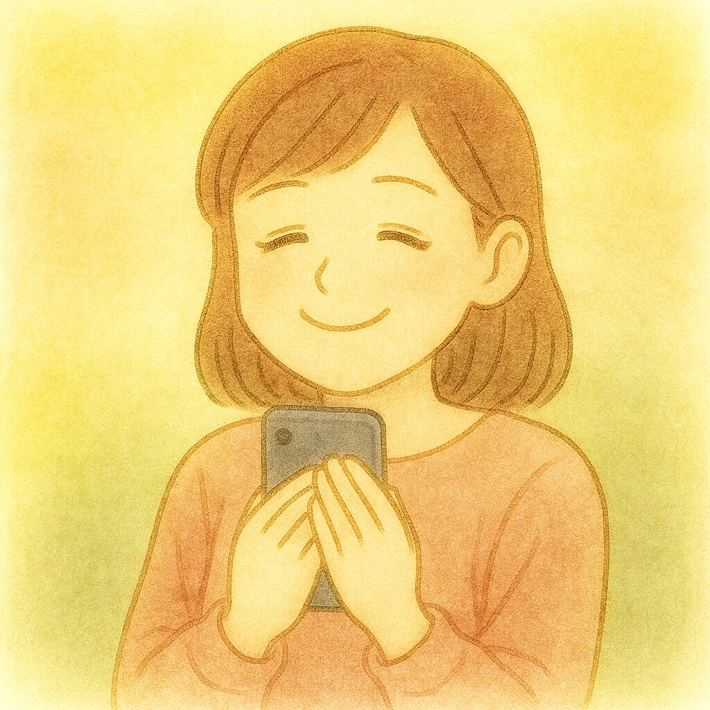 ココナラ癒し系占い師まるタロー先生の鑑定に支えられた女性