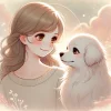 ペットの気持ちを知りたいと願う女の子と愛犬
