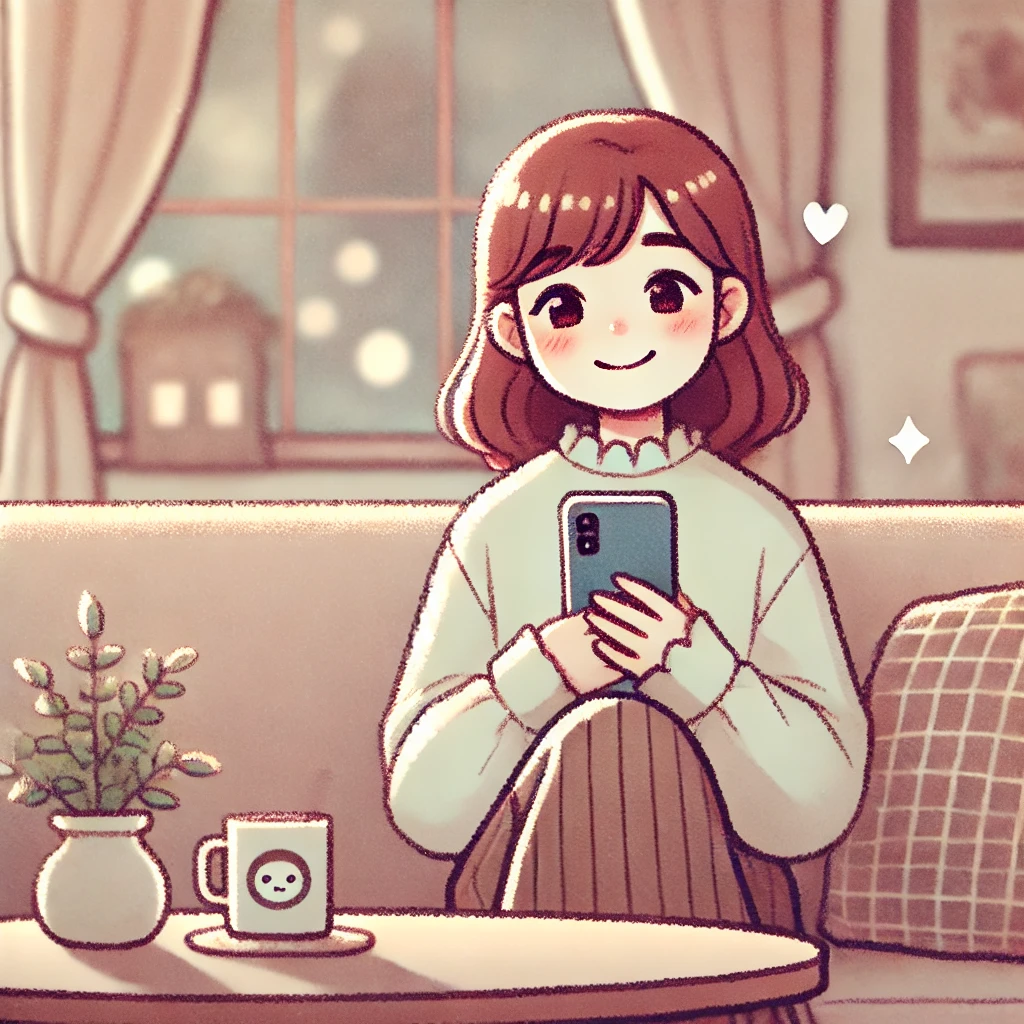 占いの結果を冷静に受け止める女性