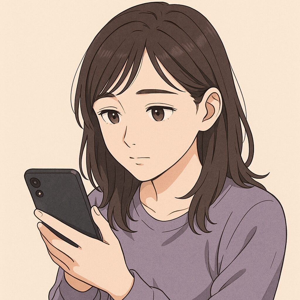 彼氏からの未読無視が1週間続くので最後のやり取りを確認する女性