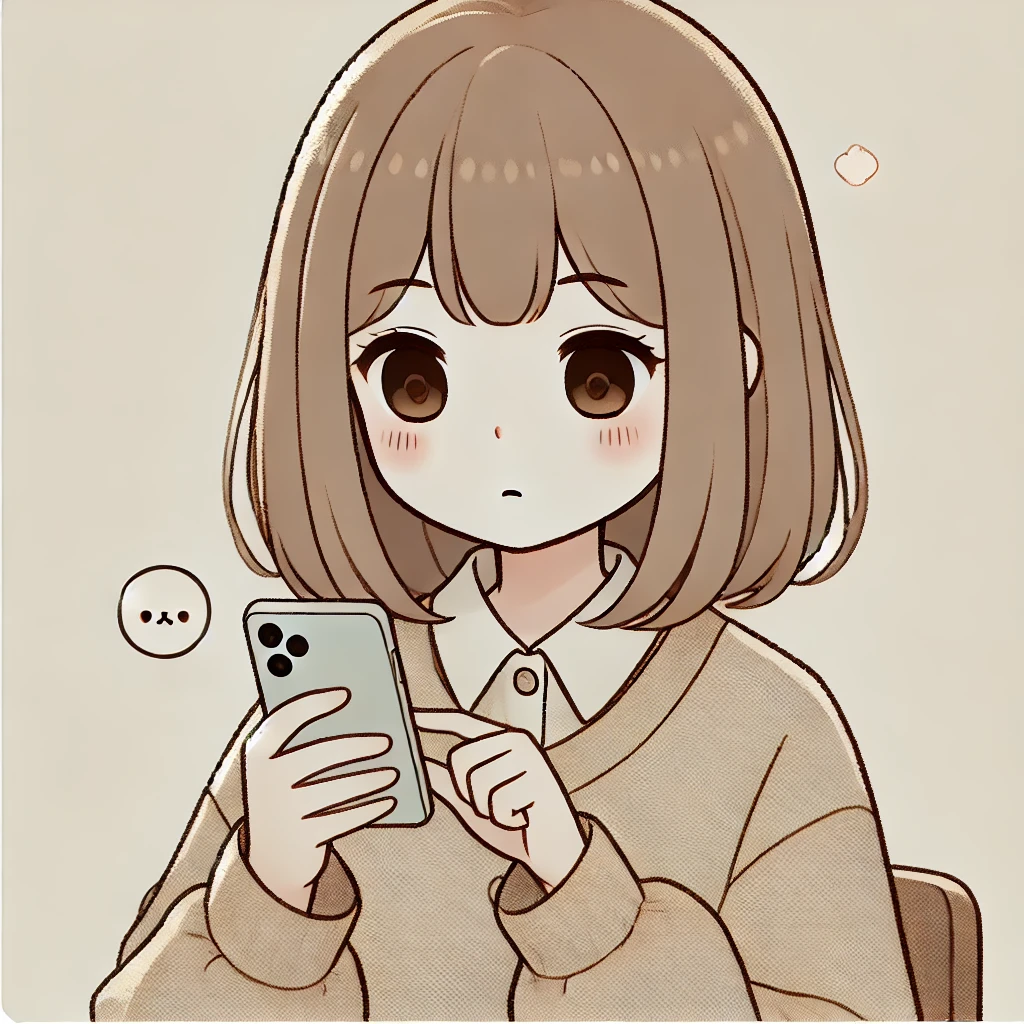 彼氏にLINEで別れようと言われたけど冷静に対応する女性